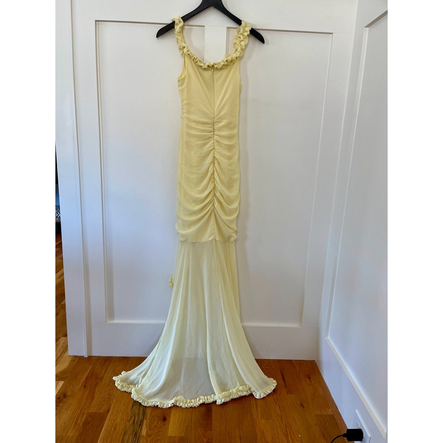 Majorelle Chandra Gown in Butter Yellow Size Small