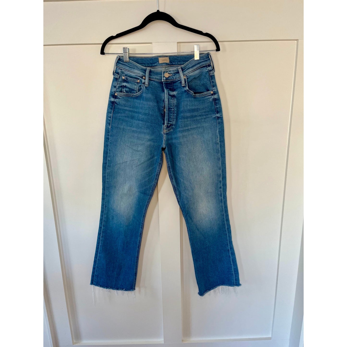 Mother The Tripper Ankle Fray Denim Size 28
