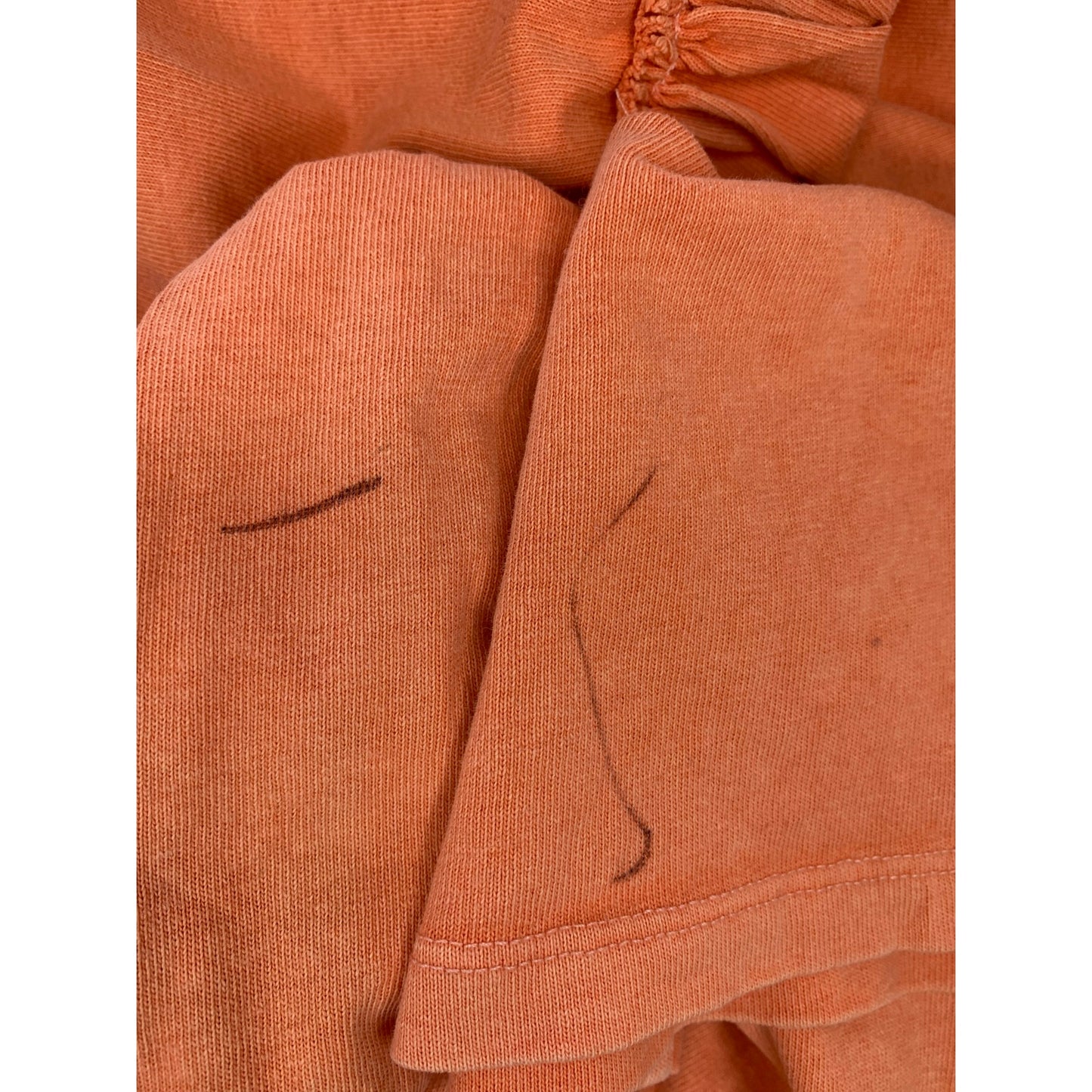 Free People Carissa Tee Maxi Dress in Peach Small Short Sleeve Pullover Cotton