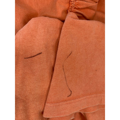 Free People Carissa Tee Maxi Dress in Peach Small Short Sleeve Pullover Cotton