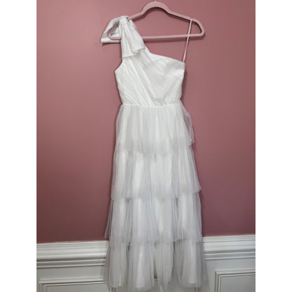 NEW NWT Show Me Your Mumu Cupcake Dress in White Tulle XS
