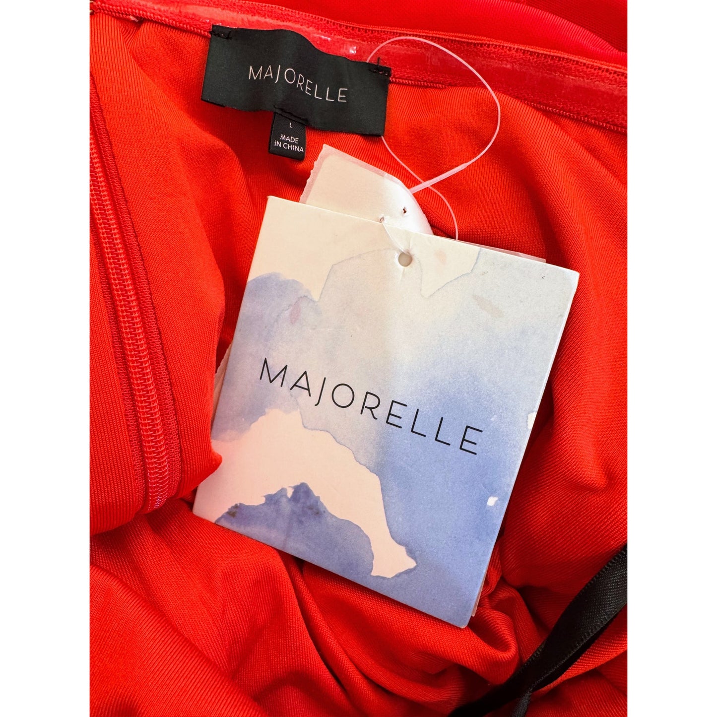 Majorelle Giules Gown in Cherry Red Size Large