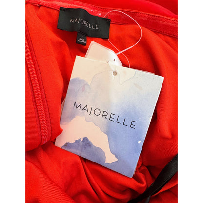 Majorelle Giules Gown in Cherry Red Size Large