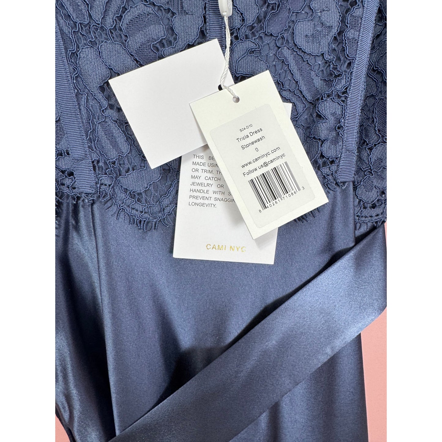 Cami NYC Tricia Dress in Stonewall Size 0