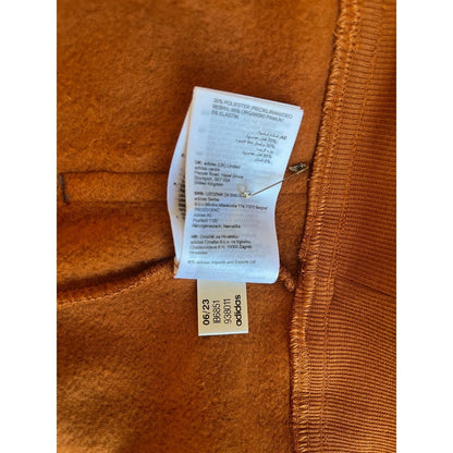Adidas by Stella McCartney Cinnamon Orange Oversized Zip Up Hoodie Sweatshirt
