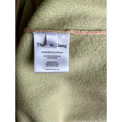 NEW The Wolf Gang Venaya Knit Midi Dress in Pink Size Medium