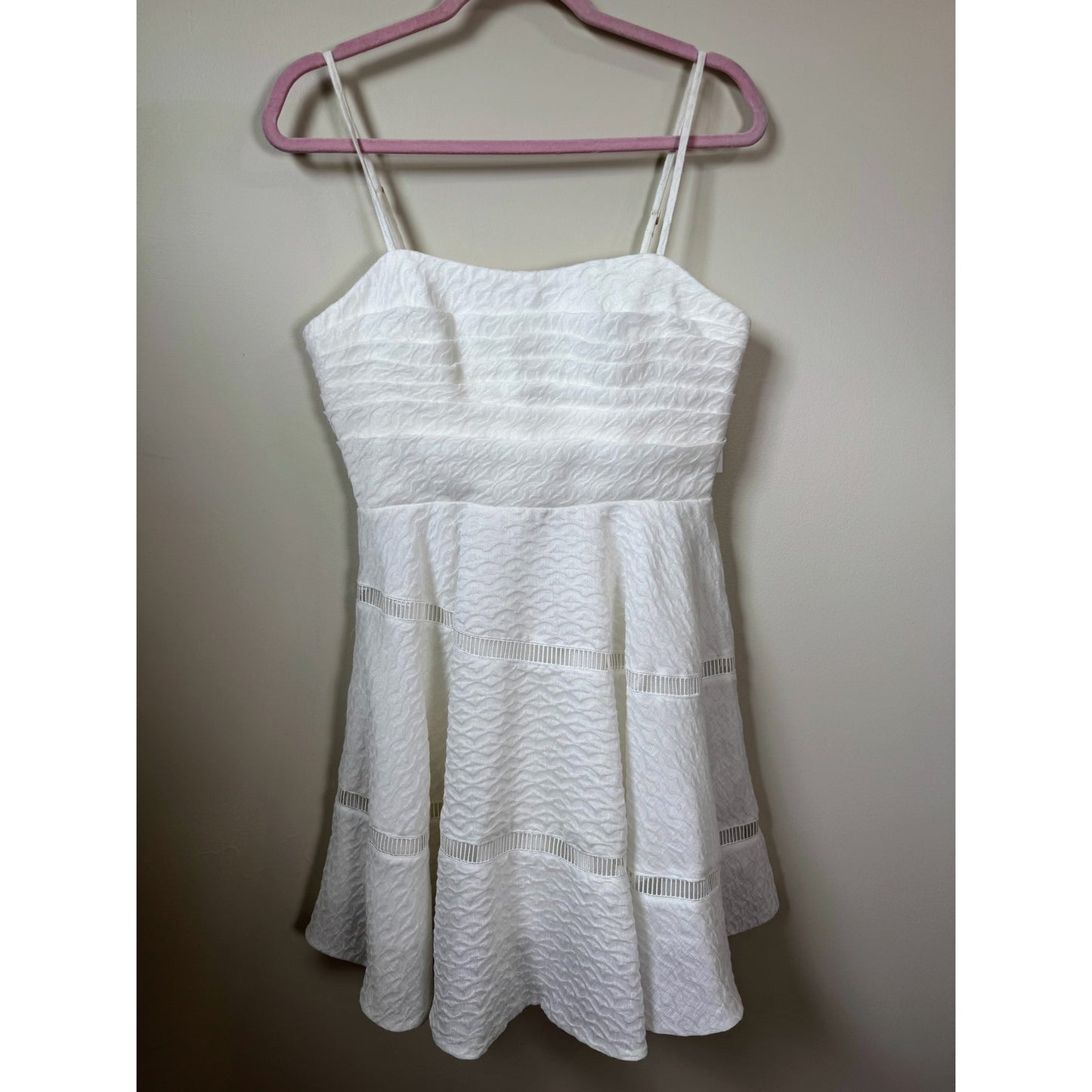 NEW NWT Aje. Cinque Jacuard Mini Dress White US Size 6