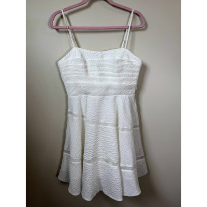 NEW NWT Aje. Cinque Jacuard Mini Dress White US Size 6