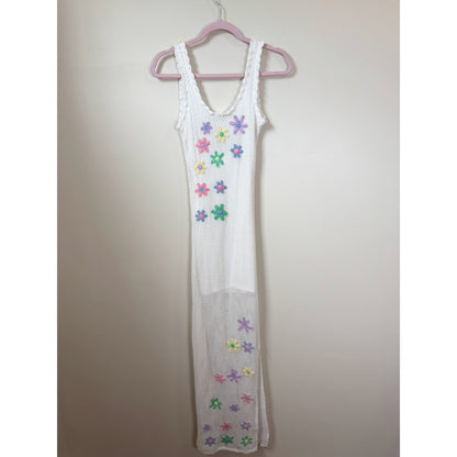 NEW NWT Beach Riot Diana Crochet Maxi Dress Size Small