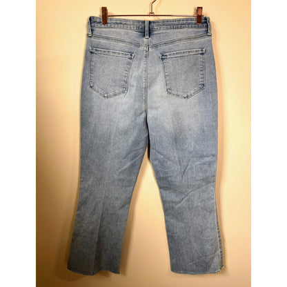 NEW NWT L'agence Kendra High Rise Crop Flare Jeans in Dorian Size 30
