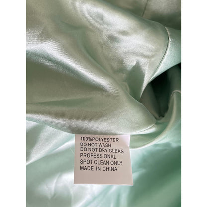 NEW NWT Mac Duggal 68276 Bubble Hem Square Neck Dress Spring Green Size 16