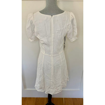 Sunday Best Tinsley Mini Dress in Light Birch Size 8 Short Sleeve‎ Lined Party