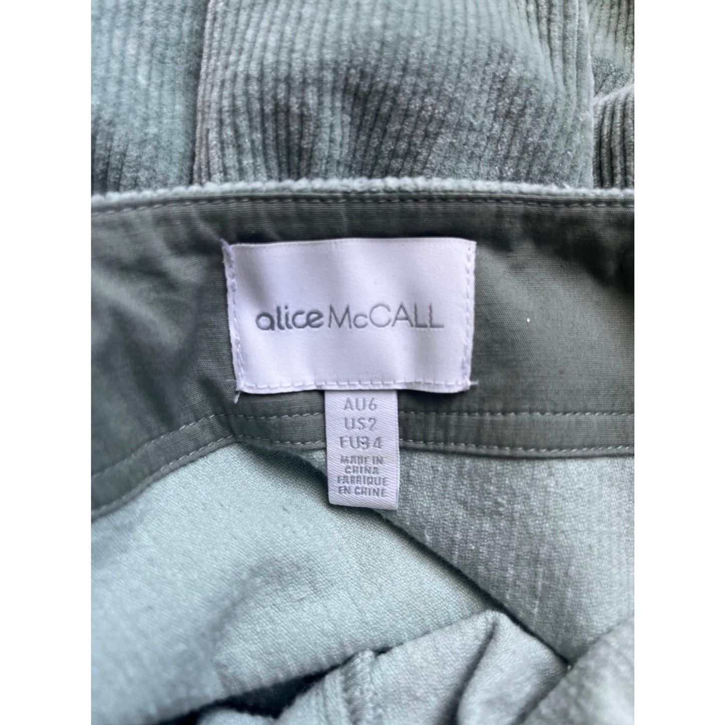 Alice McCall Quincy Overalls Mint Green Size 2