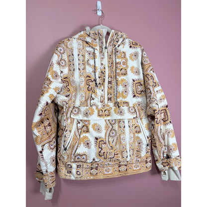 Free People Movement Alpine Glow Ski Pullover Hooded Jacket Size Large