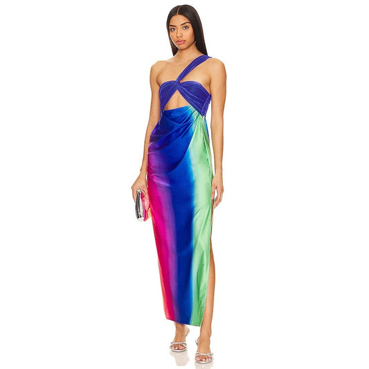 NEW NWT Baobab Eliza Dress Dawn Rainbow Size Large