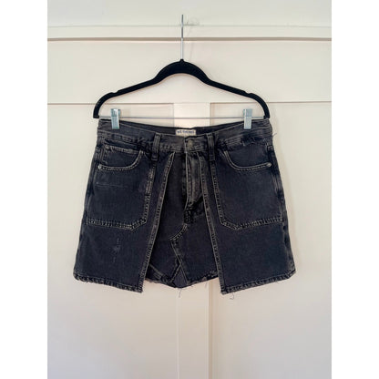 NEW Free People We The Free Bare With Me Denim Mini Skirt Size 30