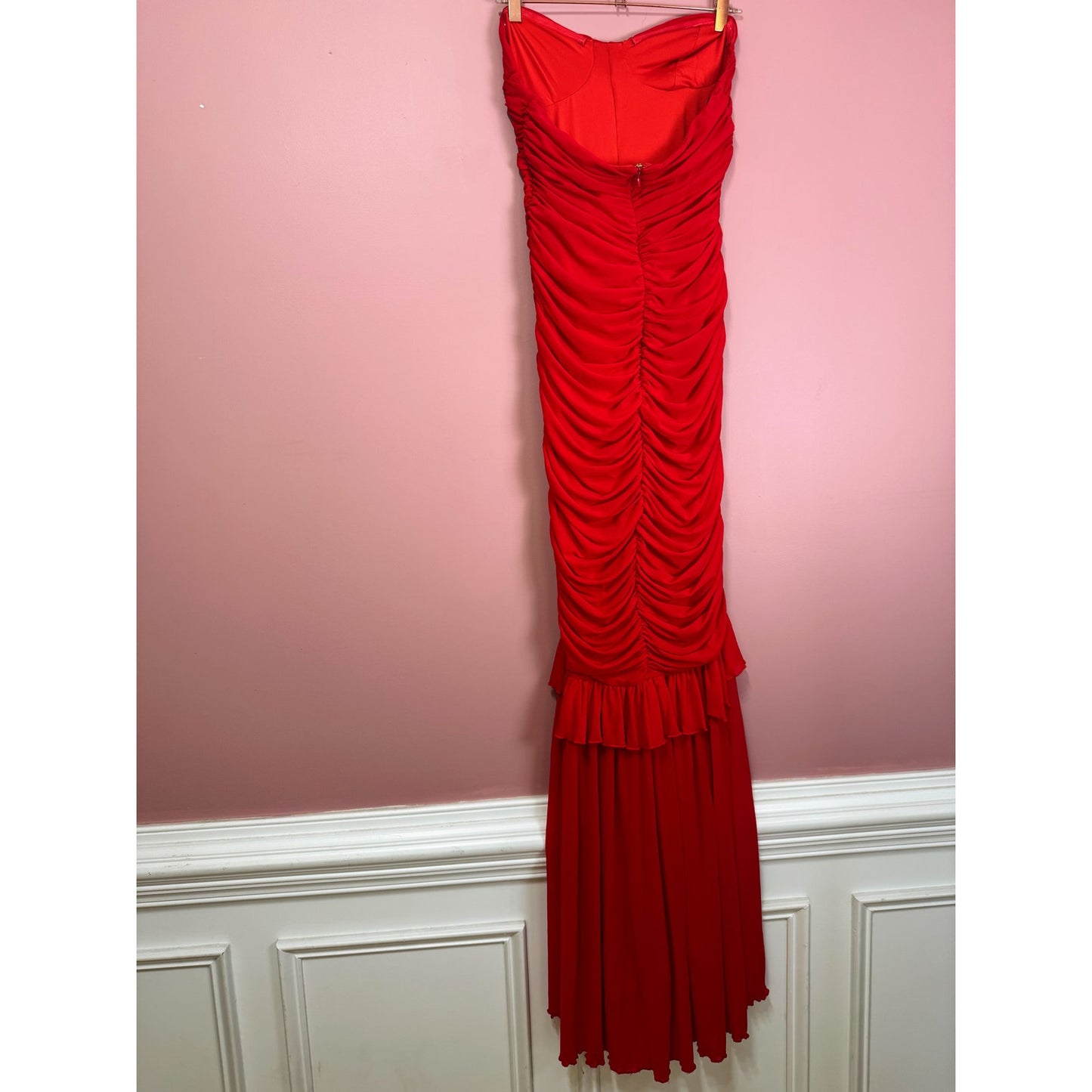 Majorelle Giules Gown in Cherry Red Size Large