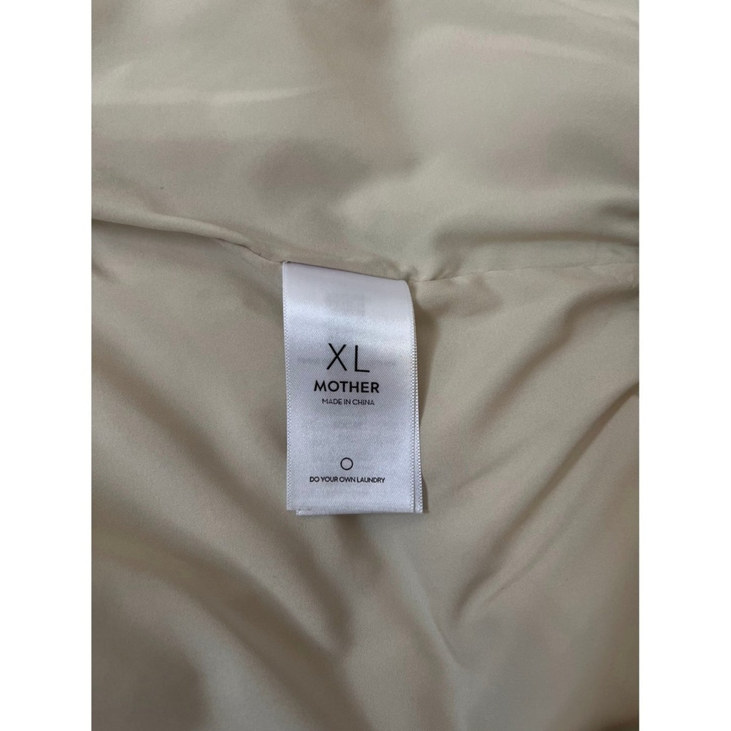 MOTHER The Ol West Puffer Vest Bright Green Tan Sherpa Collar XL