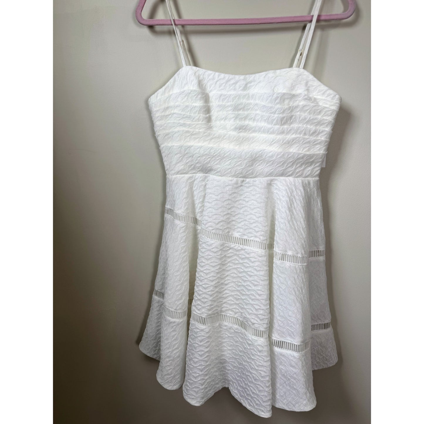 NEW NWT Aje. Cinque Jacuard Mini Dress White US Size 6