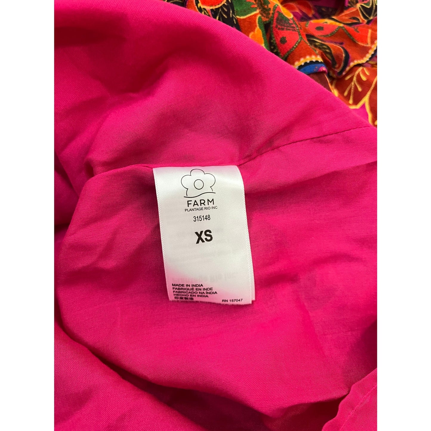 NEW NWT Farm Rio Tropical Tapestry Pink Mini Dress Size XS
