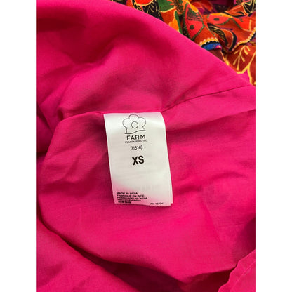 NEW NWT Farm Rio Tropical Tapestry Pink Mini Dress Size XS