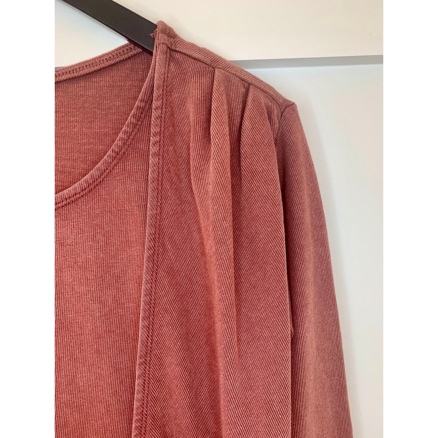 Free People Molly Side-Tie Midi Dress in Bittersweet Size XS Long Sleeve Cotton