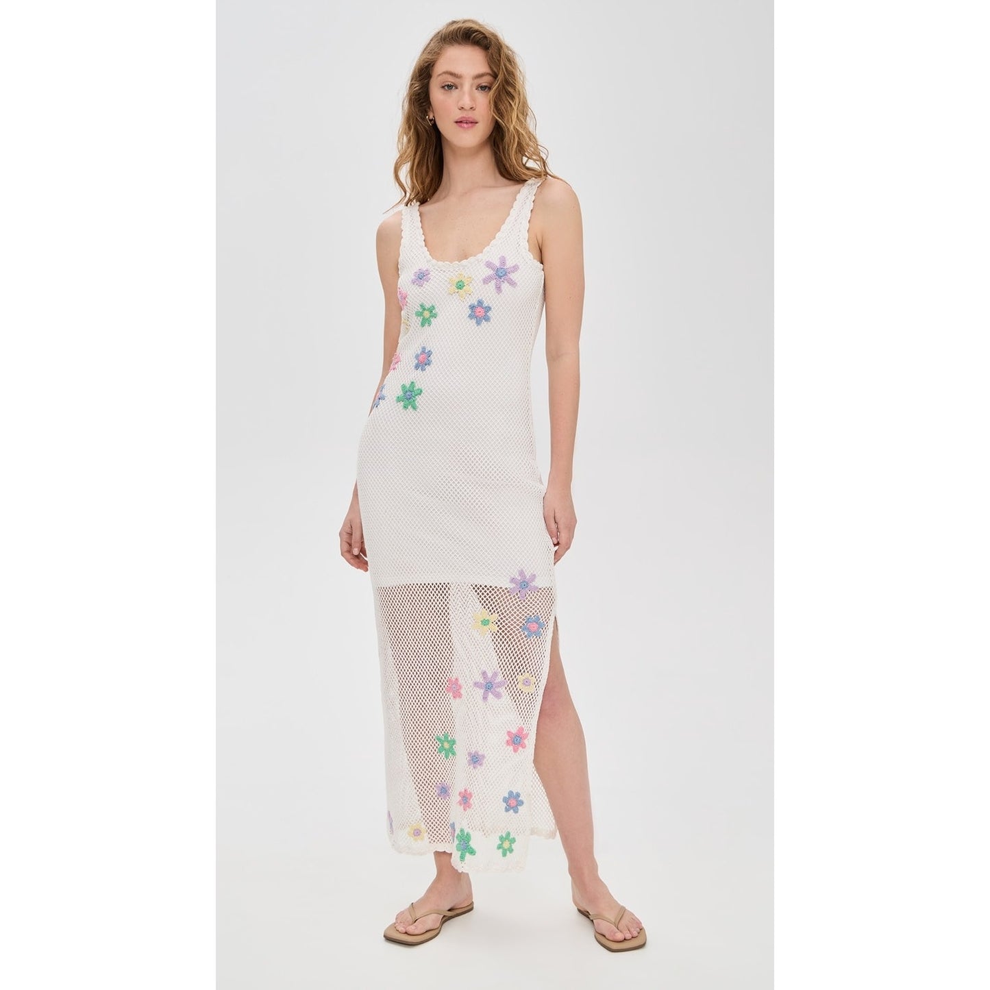 NEW NWT Beach Riot Diana Crochet Maxi Dress Size Small
