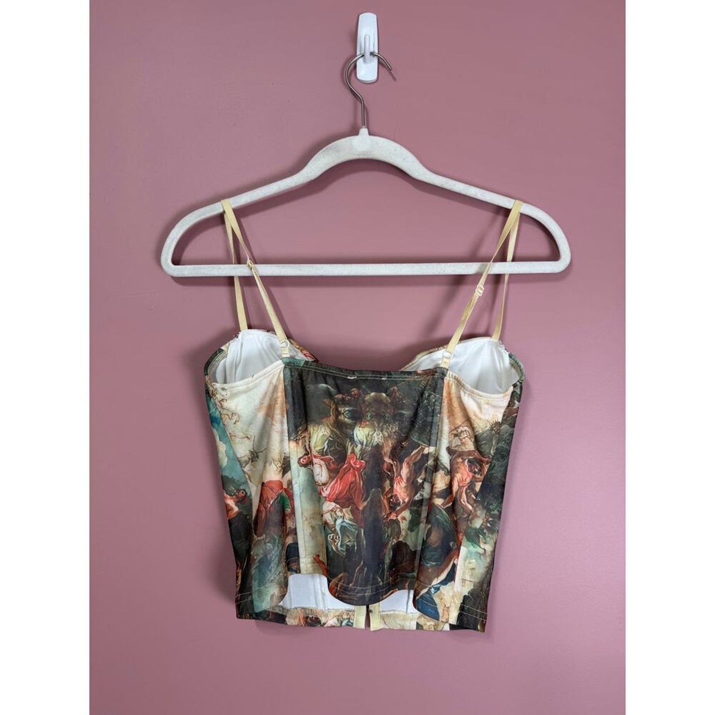 Superdown Ziva Bustier Top in Tan‎ Multi Size Large