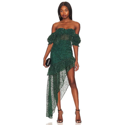 Majorelle Kayleigh Dress in Deep Teal XS
