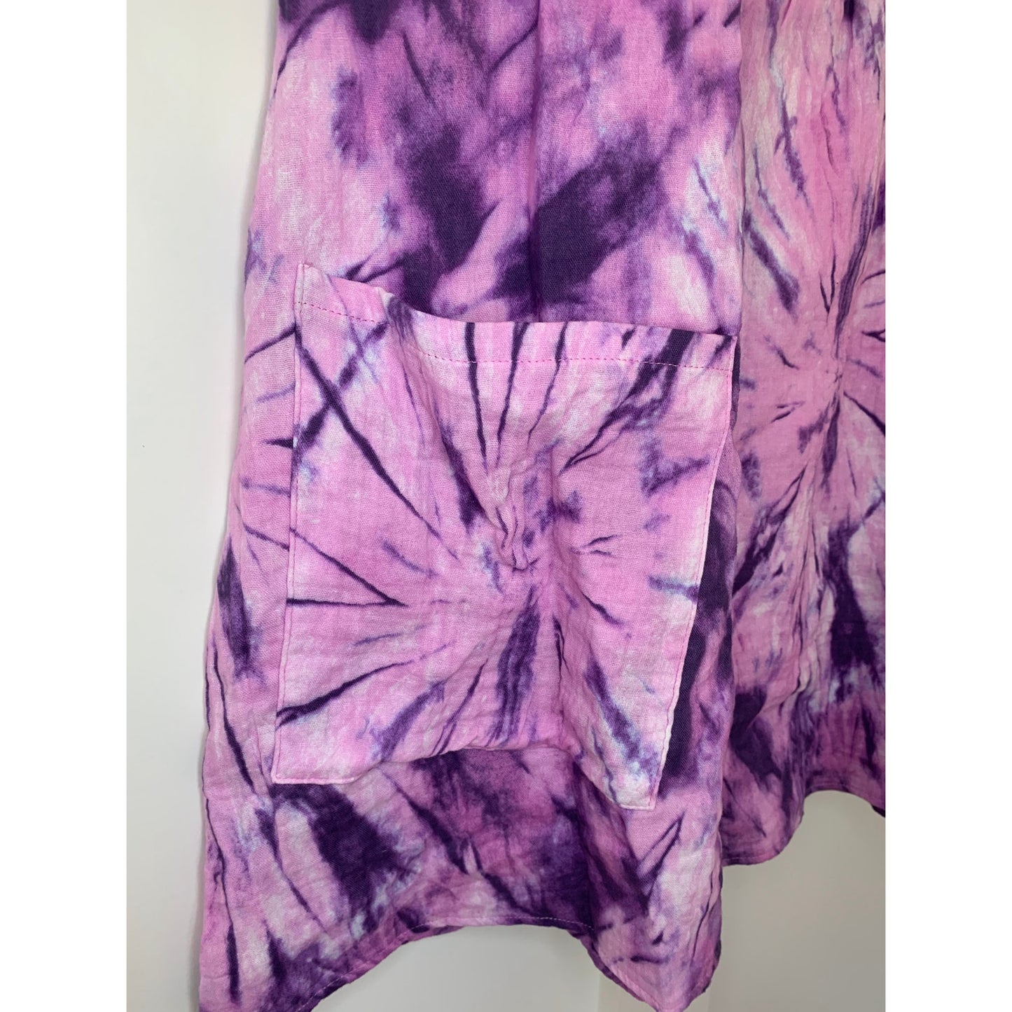 Show Me Your Mumu Weekend Mini Dress Purple Tie Dye Medium Pullover Sleeveless
