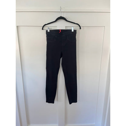 SPANX Black High Waisted Ponte Knit Slim Straight Leg Pants Women's Size S/P