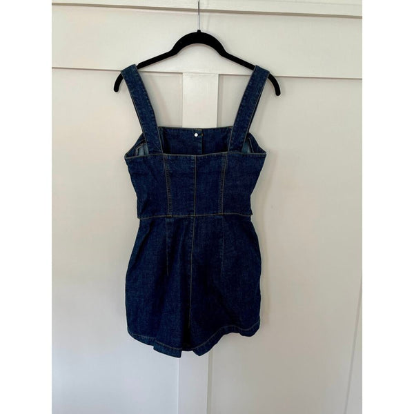 NEW NWT Amanda Uprichard Royston Romper Heritage Wash Size Small‎