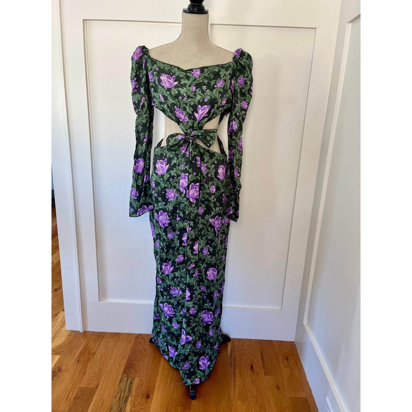 Agua by Agua Bendita Cuarzo Peony Dress Multi Size Large