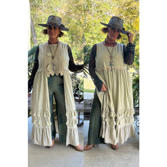 Jaded Gypsy Morning Stroll Hi-Low Duster One Size