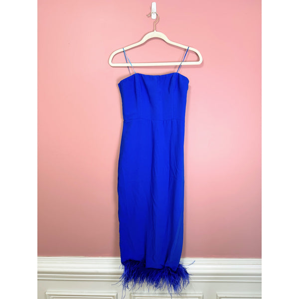 Amanda Uprichard X Revolve Simpson Dress in Cobalt Size Small