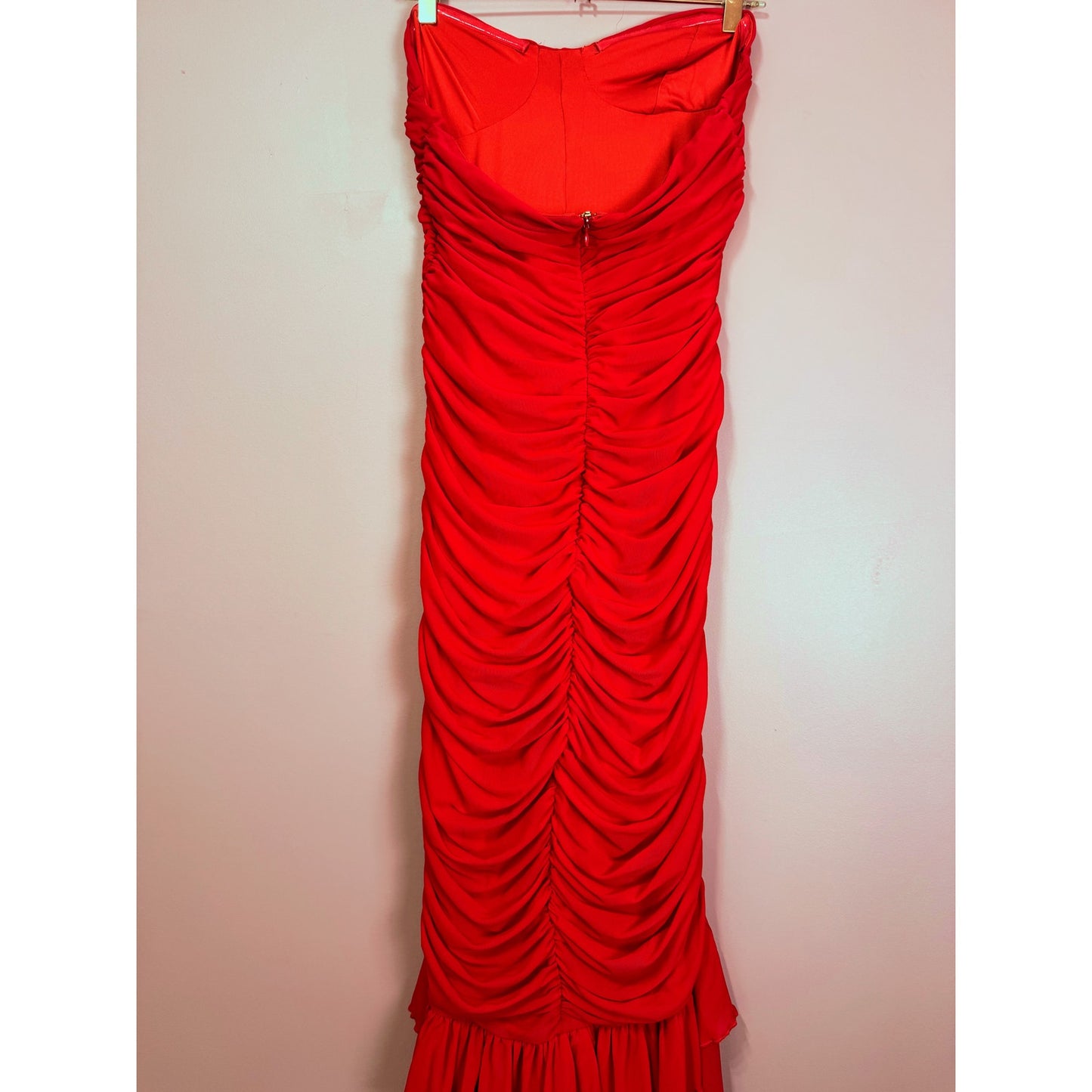 Majorelle Giules Gown in Cherry Red Size Large