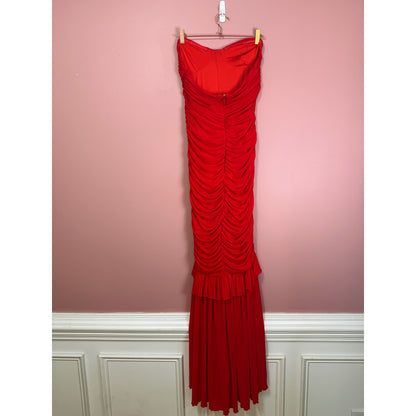 Majorelle Giules Gown in Cherry Red Size Large