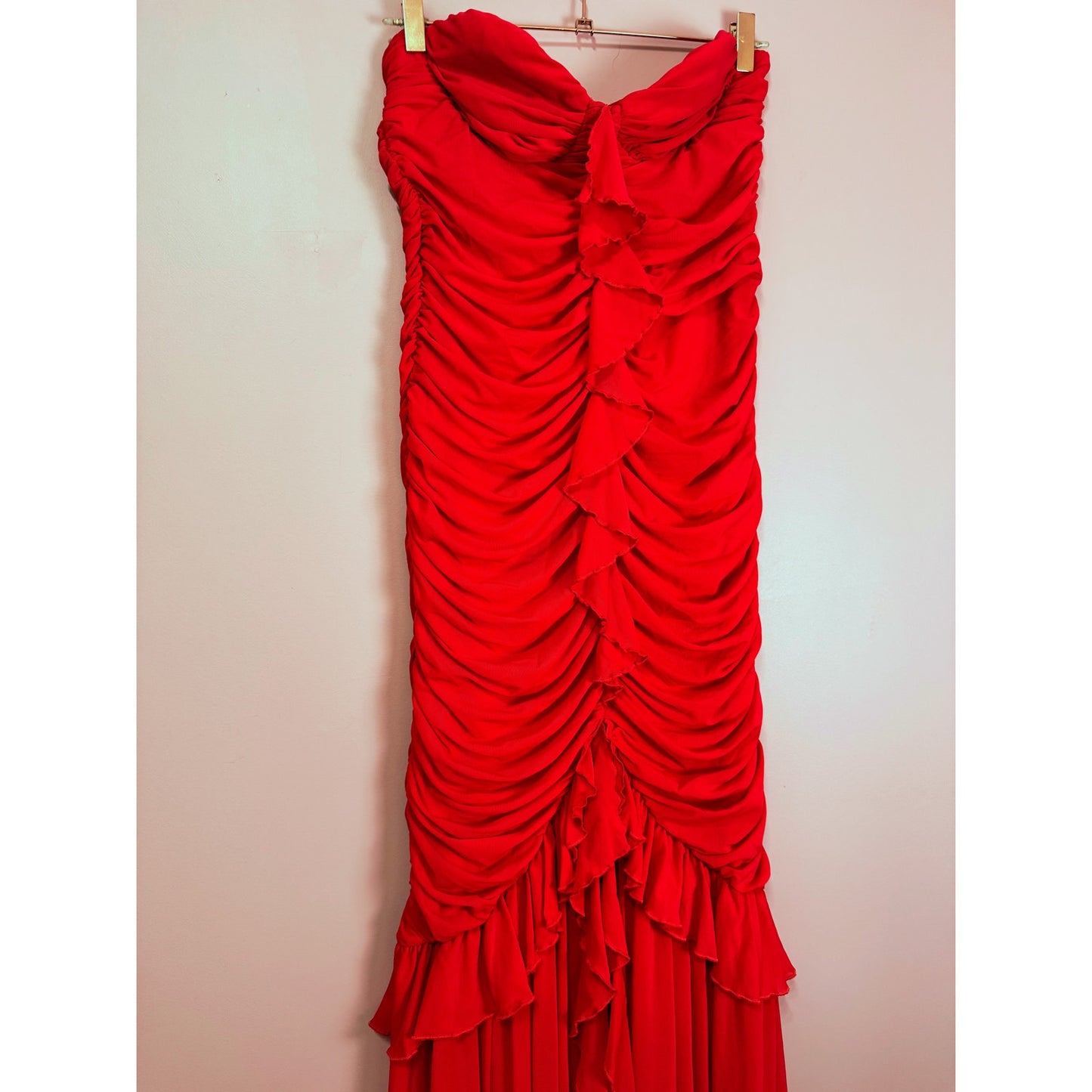 Majorelle Giules Gown in Cherry Red Size Large