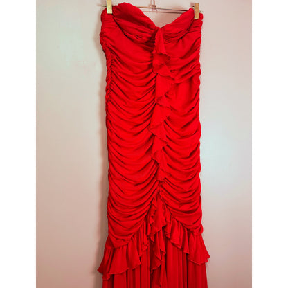 Majorelle Giules Gown in Cherry Red Size Large