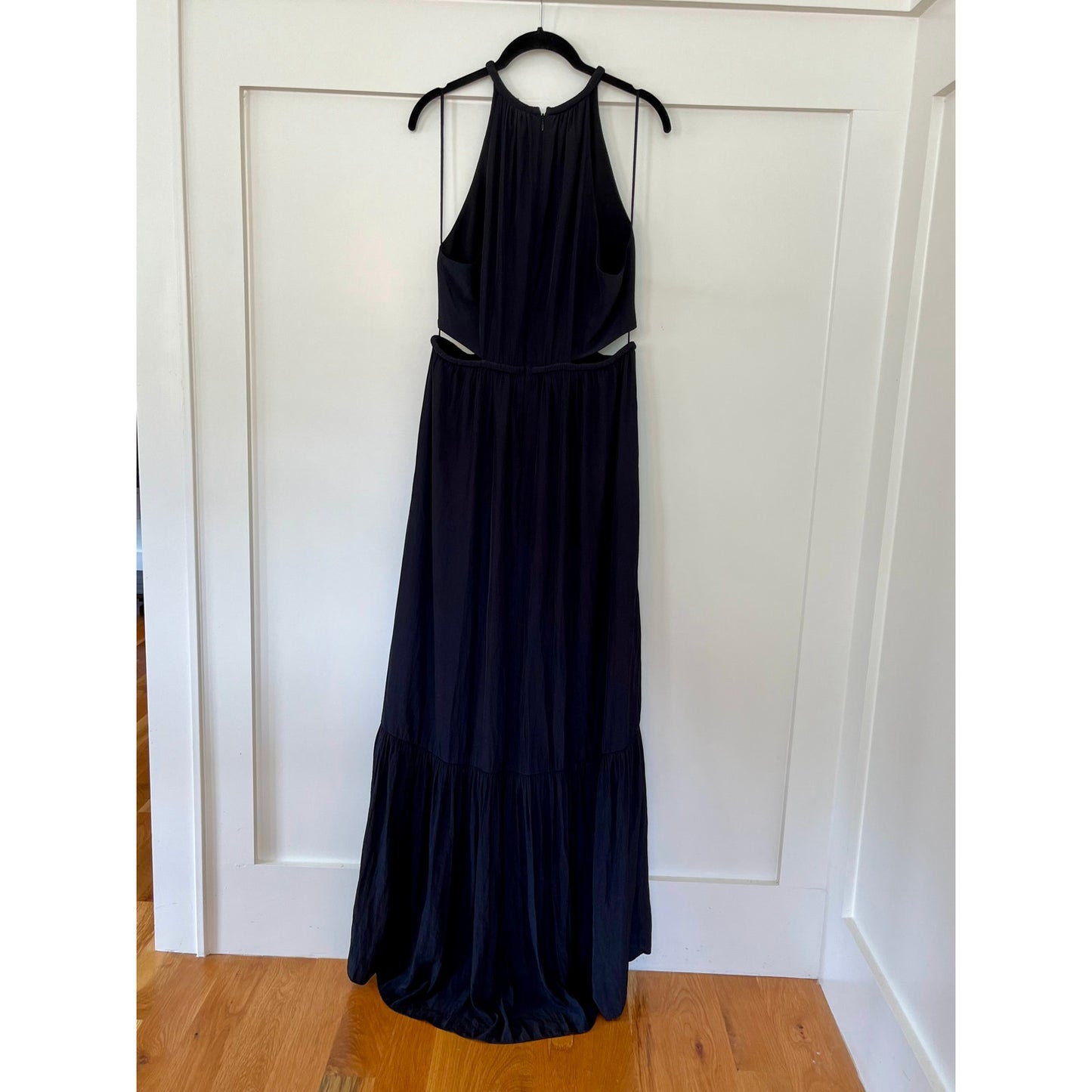 NEW NWT A.L.C Black Libra Maxi Evening Dress Size 10