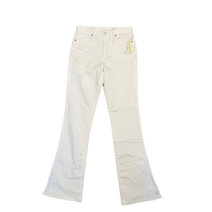 Blank NYC The‎ Hoyt Bootcut Pants in White Vodka Soda Size 29 Zip Fly Stretch