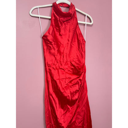 Amanda Uprichard Samba Gown in Candy Apple Size XS