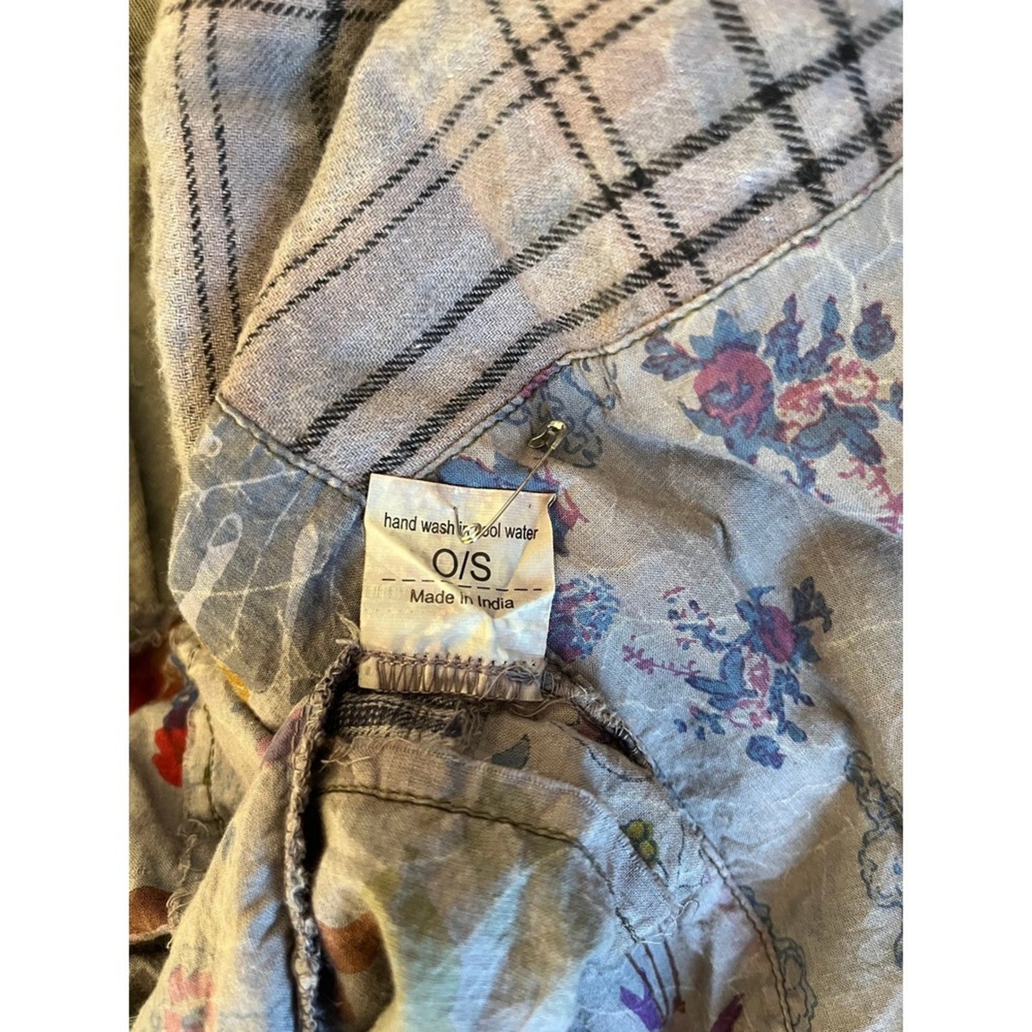 Jaded Gypsy Willow Song Tunic Rose Patchwork Boho Tasseled Hem O SX