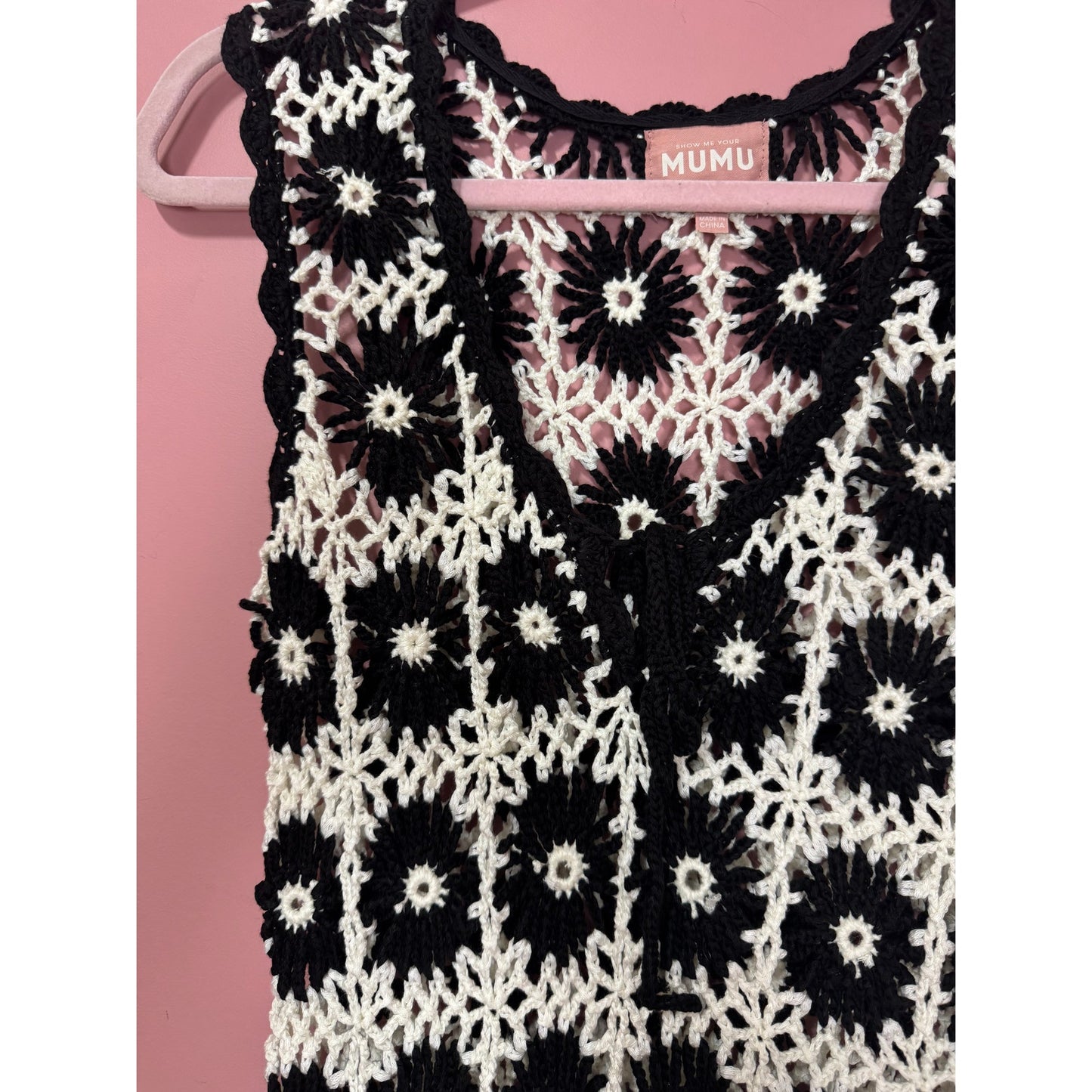 NEW Show Me Your Mumu Vacay Tank Crochet Coverup Size Small