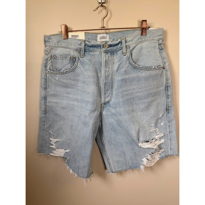 NEW NWT Citizens of Humanity Ayla Denim Relaxed Shorts Size 30