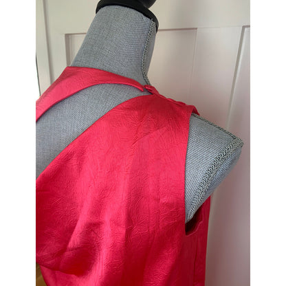 Baum Und Pferdgarten Amami Satin Shift Dress in Bright Pink Size 34 Sleeveless