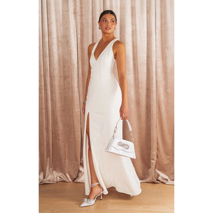 Show Me Your Mumu Rachel Maxi Dress White Size XS