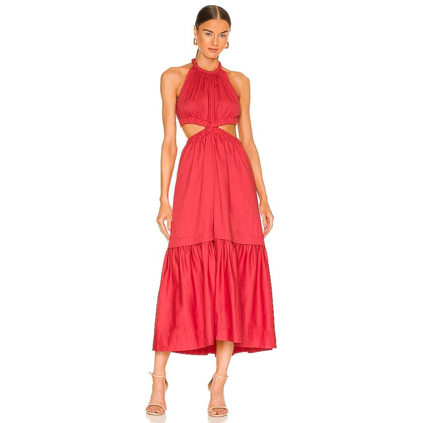 A.L.C. Whitney Cut Out Maxi Dress in Moroccan Spice Size 4