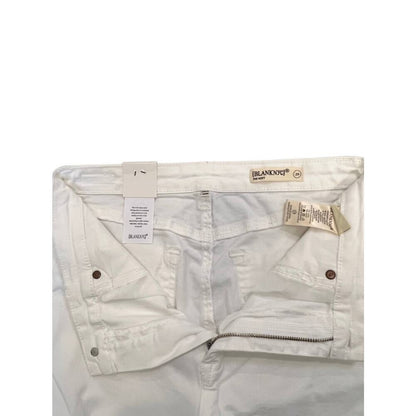 Blank NYC The‎ Hoyt Bootcut Pants in White Vodka Soda Size 29 Zip Fly Stretch