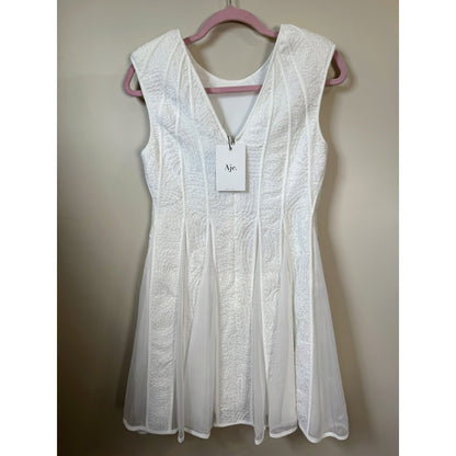 NEW NWT Aje. Soleil Lace Mini Dress White US Size 4